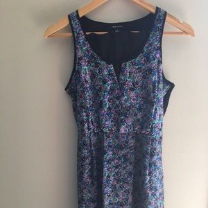 Chiffon blue and purple boutique dress